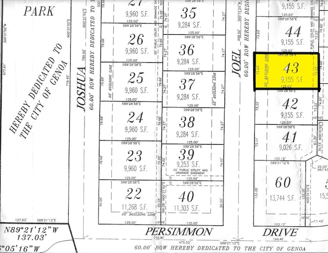 1012 Joel Ln, Genoa IL, 60135 land for sale