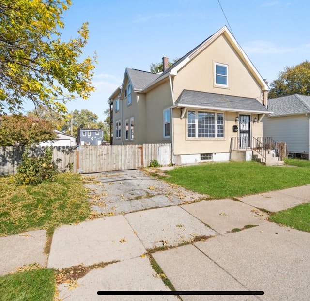 exterior space featuring a lawn