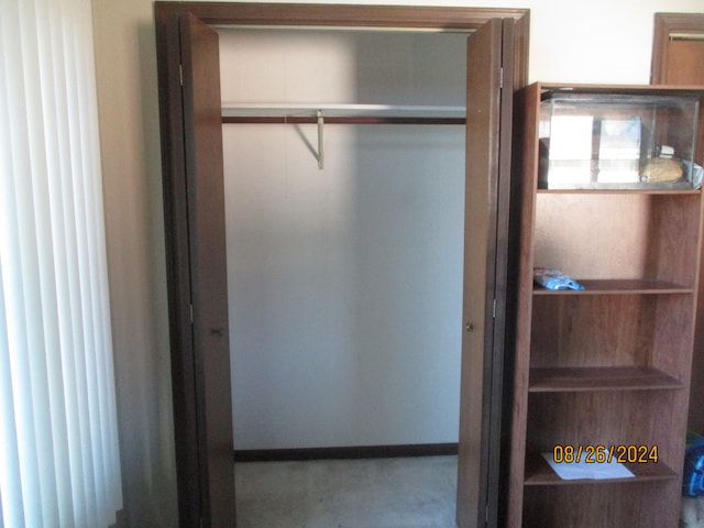 view of closet