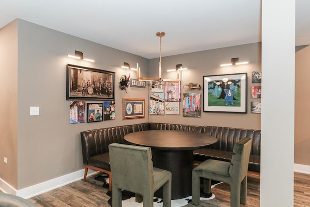 15W601 Grant St, Burr Ridge, IL 60527 - dining area with hardwood / wood-style floors