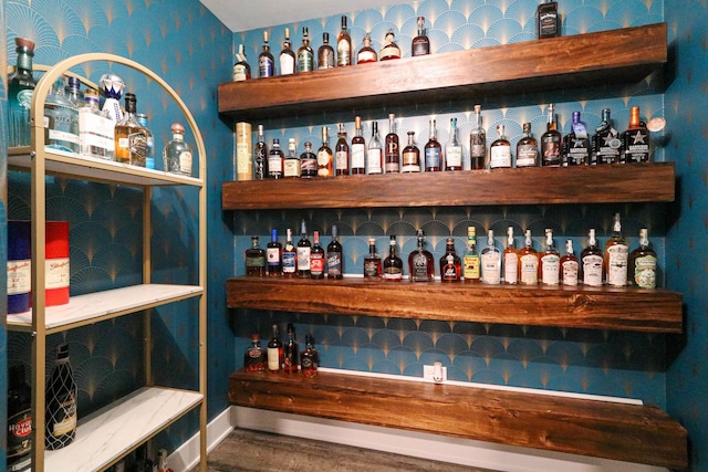 15W601 Grant St, Burr Ridge, IL 60527 - bar featuring hardwood / wood-style flooring