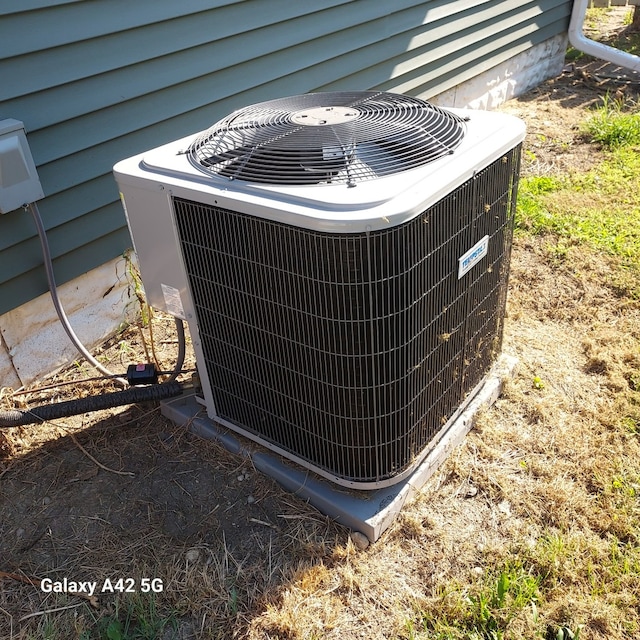 exterior details featuring central air condition unit