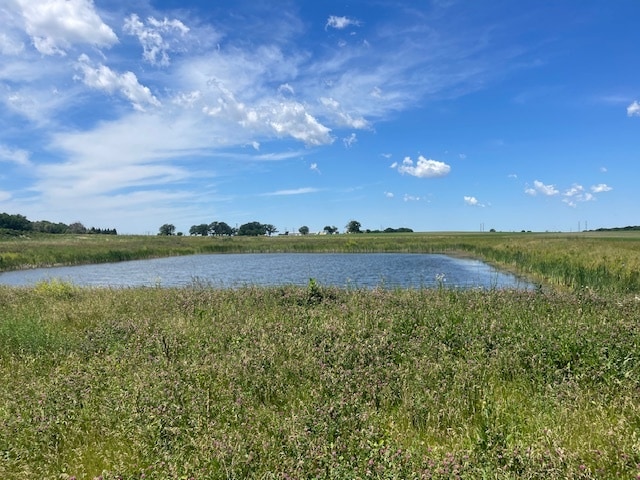 view of property view of water