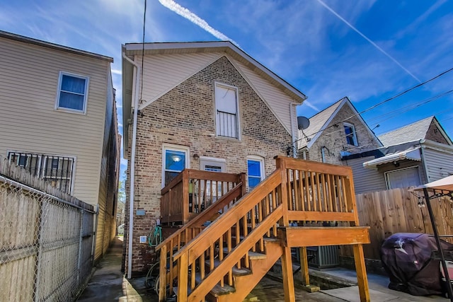 view of rear view of property