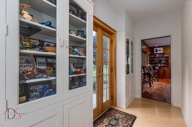 interior space featuring a wealth of natural light and light wood-type flooring