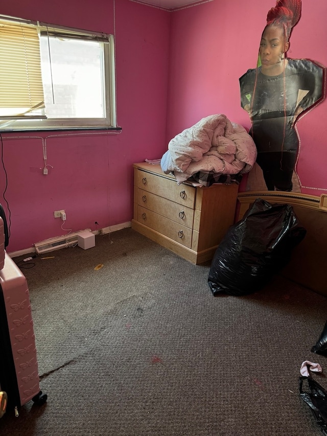 unfurnished bedroom with carpet