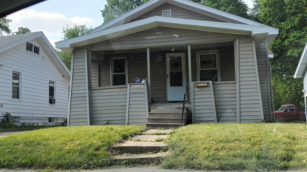 view of bungalow-style house