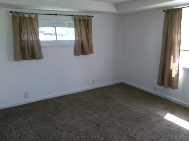 unfurnished room featuring carpet flooring