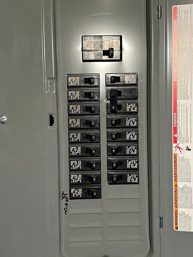 utility room featuring electric panel