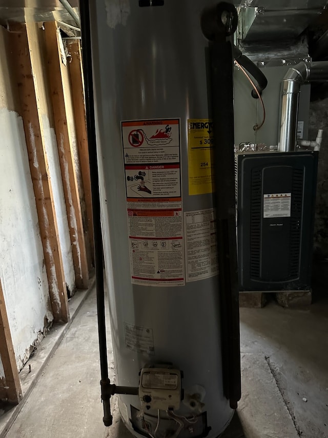 utilities featuring water heater