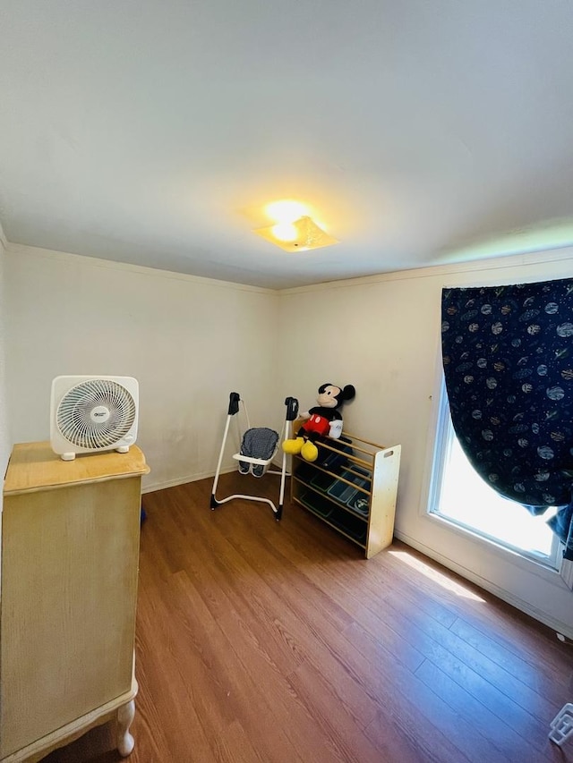 interior space featuring hardwood / wood-style flooring