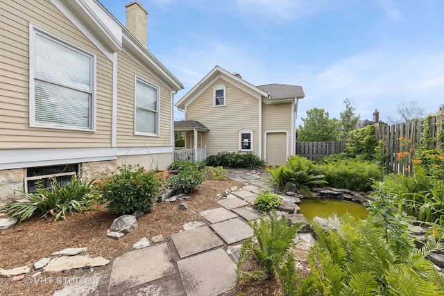 view of front of home