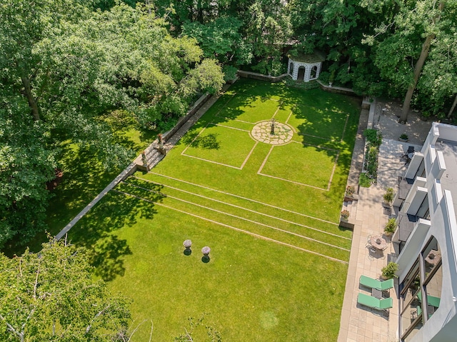 view of birds eye view of property