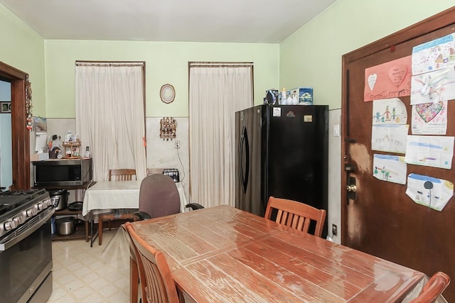 view of dining room