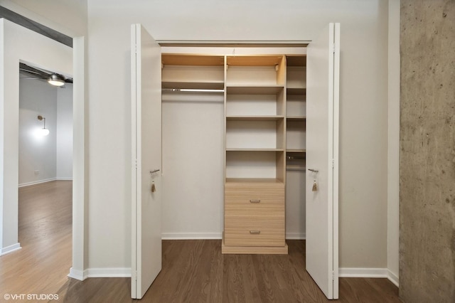 view of closet