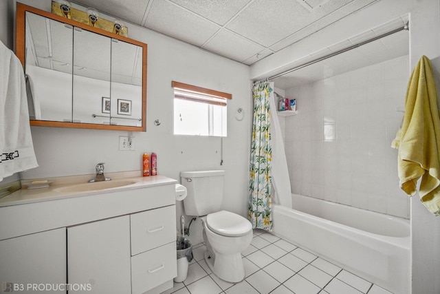 3600 S Union Ave, Chicago, IL 60609 - full bathroom featuring tile patterned flooring, vanity, and shower / bath combination with curtain