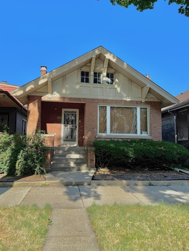 view of front of property with a porch