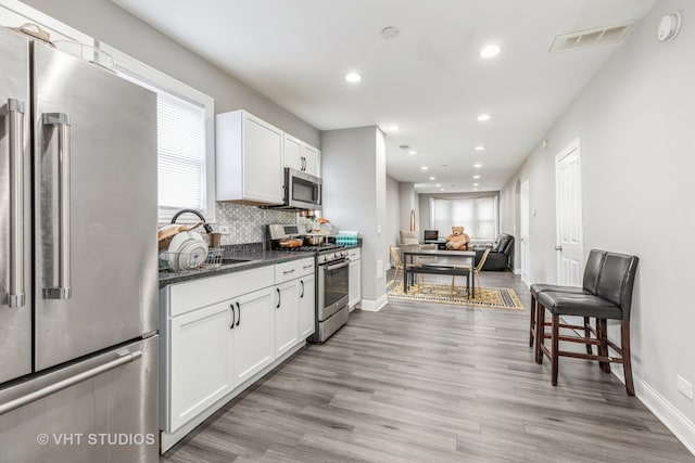 hall with dark hardwood / wood-style floors