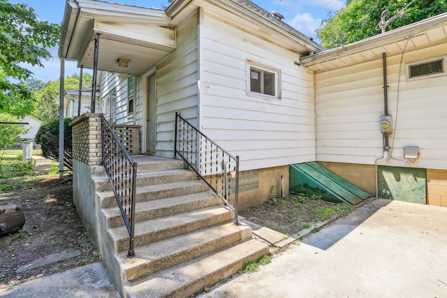 view of entrance to property