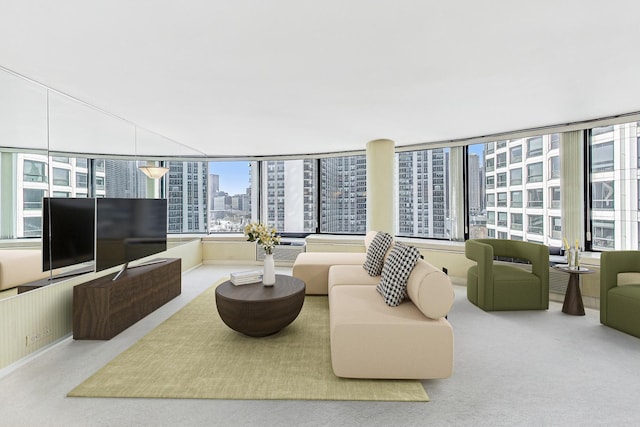 155 N Harbor Dr Unit 1003, Chicago, IL 60601 - view of carpeted living room