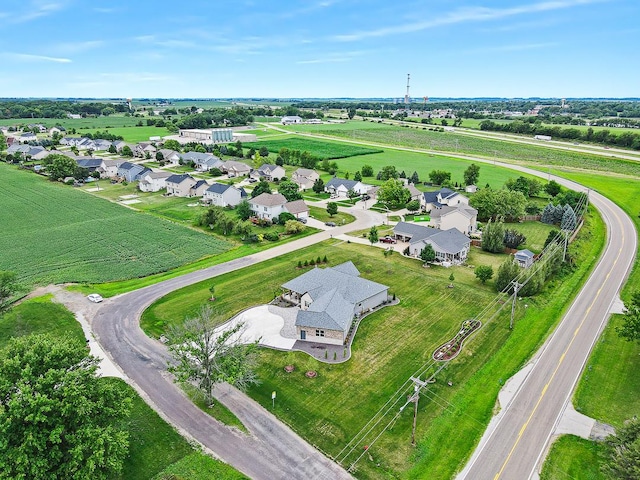 bird's eye view featuring a residential view