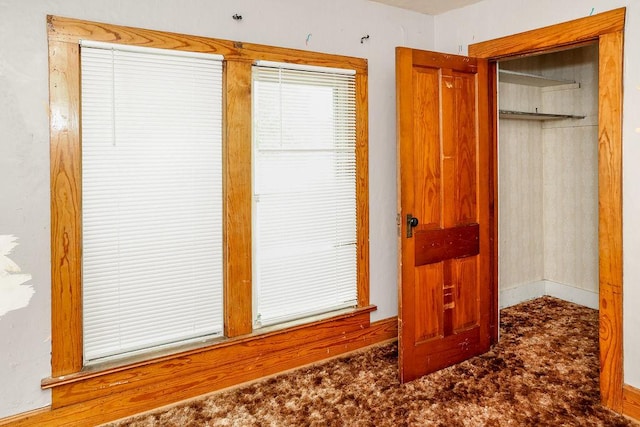 interior space featuring a closet