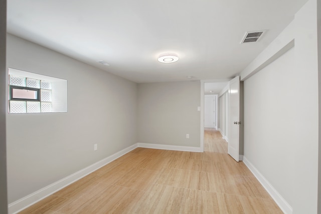 spare room with light tile patterned floors