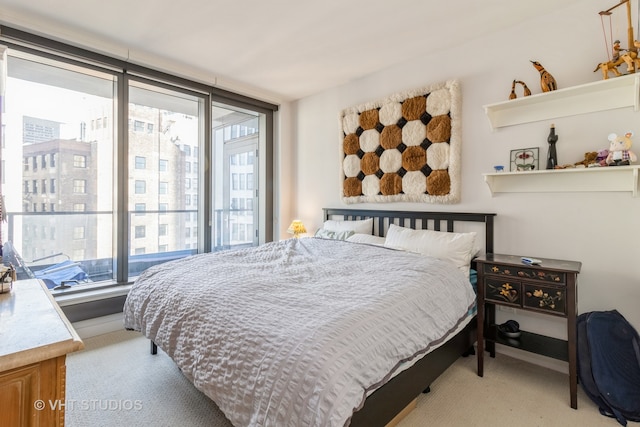 bedroom with carpet flooring