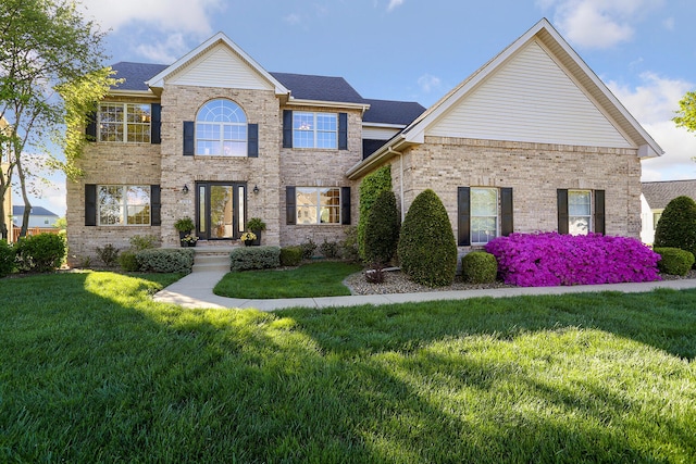 view of front of house featuring a front yard