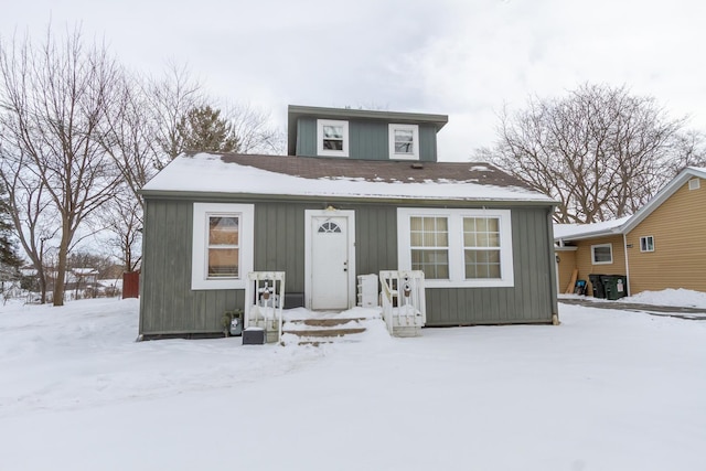 view of bungalow