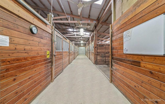 view of horse barn