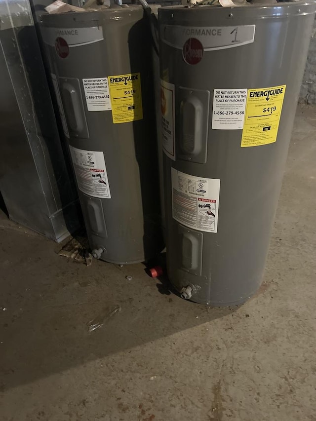 utilities with water heater