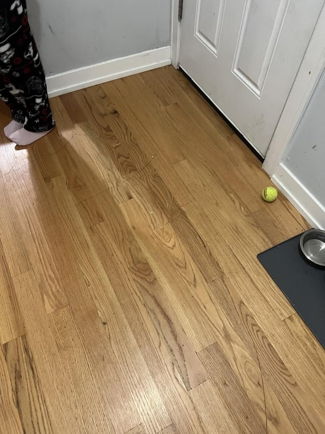 interior details with wood-type flooring