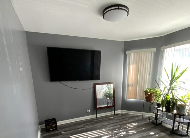 6639 S Rhodes Ave, Chicago, IL 60637 - living room with wood finished floors and baseboards