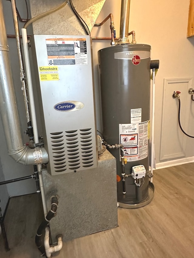 utilities featuring water heater