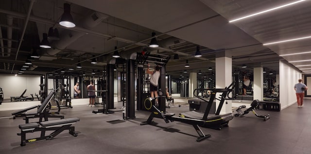 view of exercise room