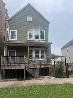 view of front of home with a porch