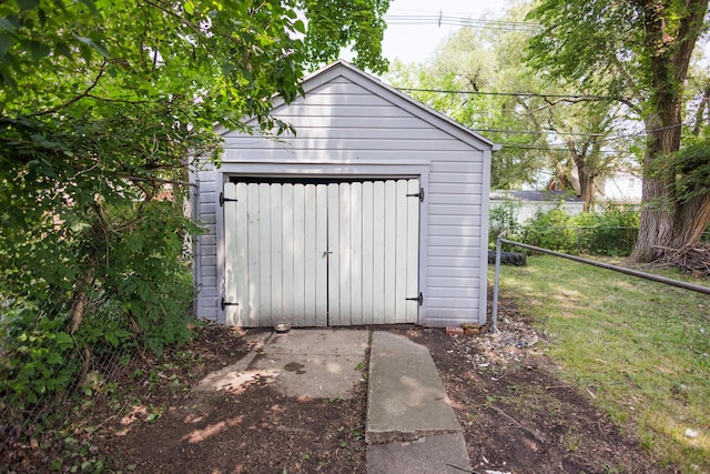 view of outbuilding