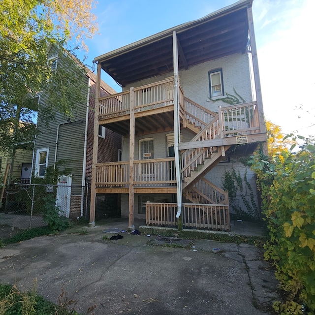 view of rear view of house