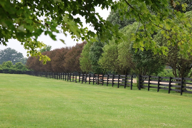 surrounding community featuring a yard