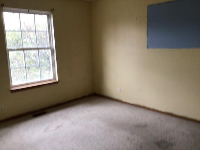 view of spare room