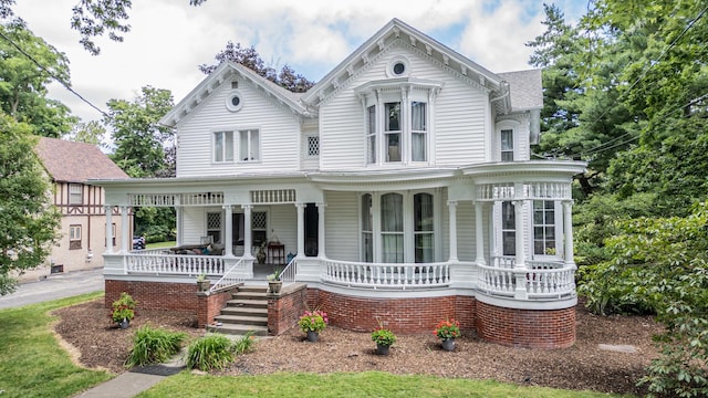 victorian house with a porch