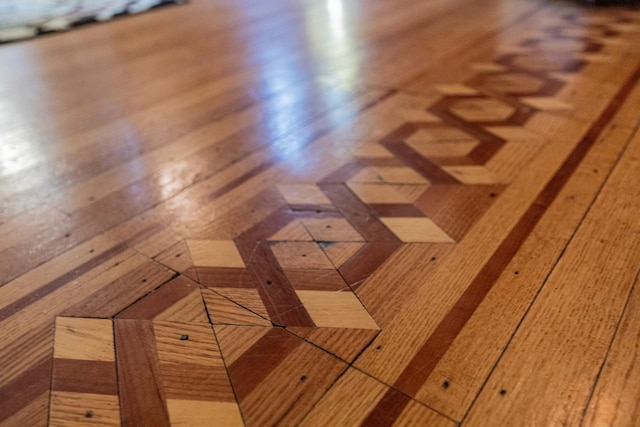 room details featuring parquet flooring