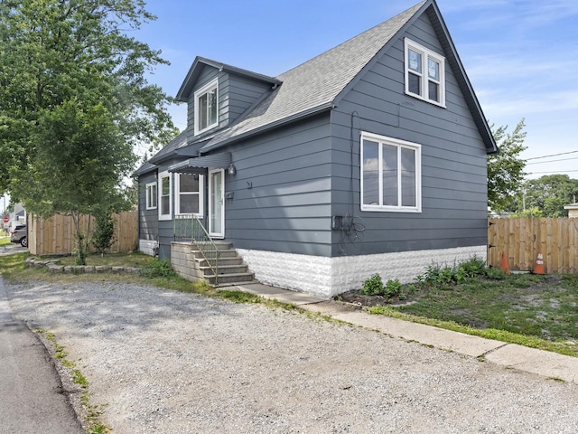 6602 Kennedy Ave, Hammond, IN 46323 - view of front facade with a shingled roof