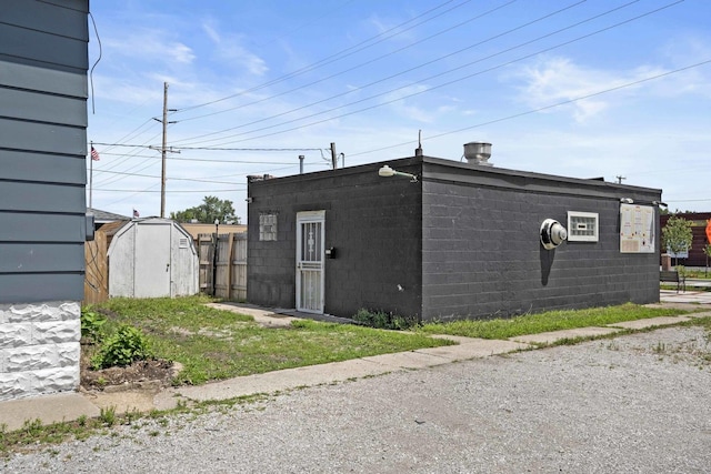 6602 Kennedy Ave, Hammond, IN 46323 - view of side of home featuring concrete block siding