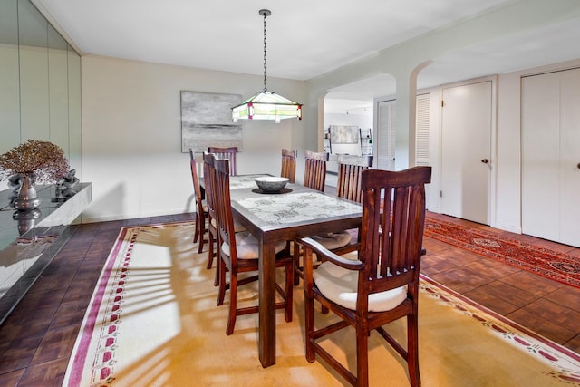 view of dining room