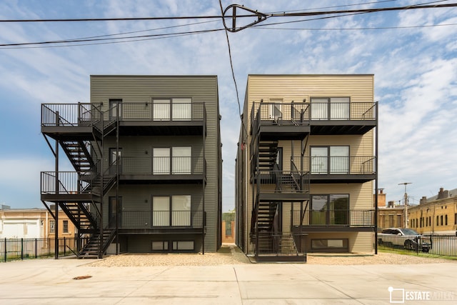 exterior space with a balcony