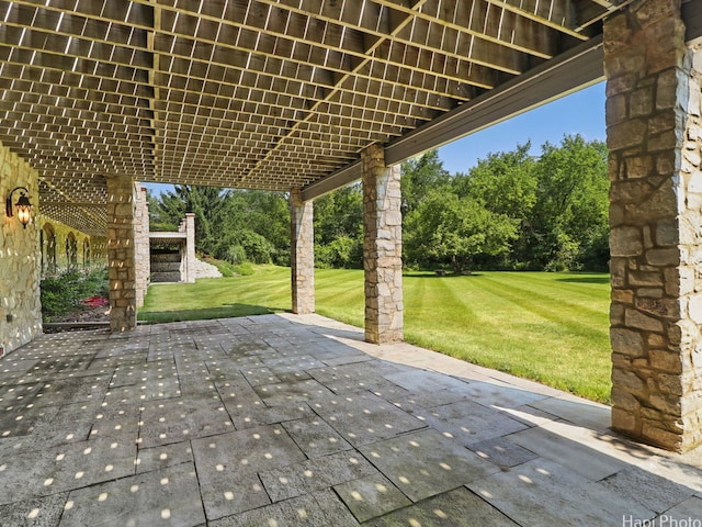 view of patio