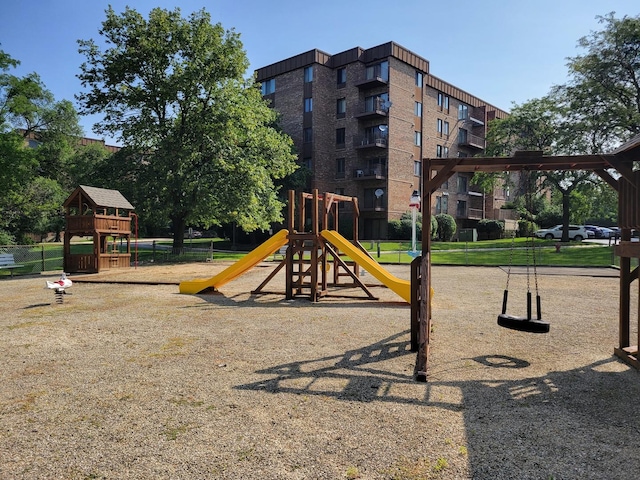 view of community playground