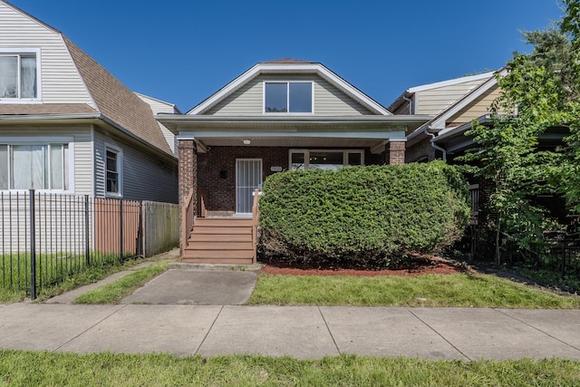 bungalow-style home featuring a porch